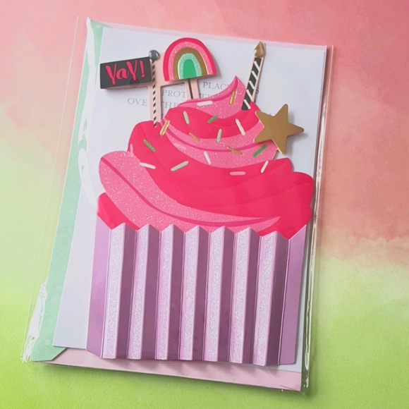 2 pcs C R Gibson Luxury Card Happy Birthday to You (1 Card with Envelope) - Picture 6 of 16